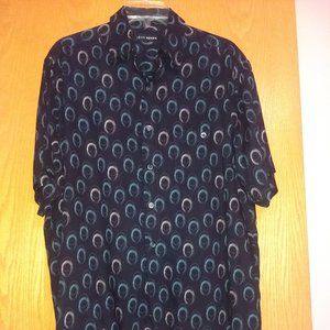 John Henry Short Sleeve Men’s  Shirt Size M.